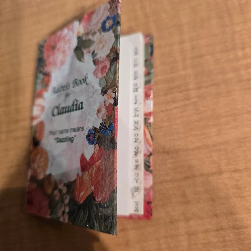 DAZZLING!‎ Claudia Address book - never used